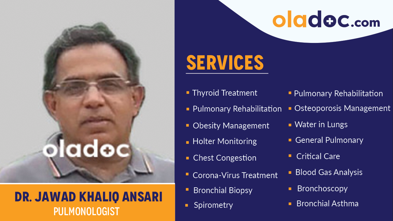 Services  provided by Dr. Jawad Khaliq Ansari